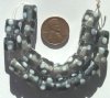 20 Grey Cubes with Polka Dots
